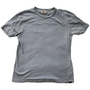 Faherty Men’s Navy/White Striped T-Shirt size M